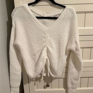 Sincerely Jules Soft White V-Neck Sweater set